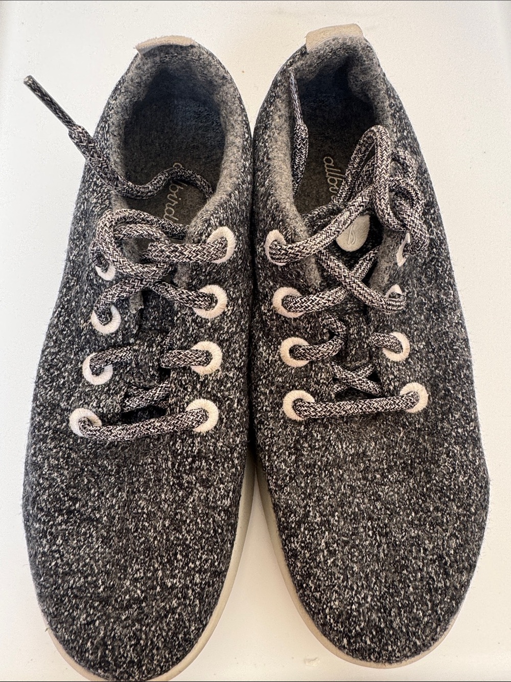 All birds Lace Up Sneakers washable in Charcoal Gray sz W9 women’s